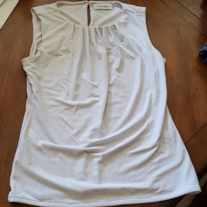 Calvin klein white dress top